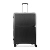 VIP Locus-Max 8 Wheel Hard Luggage TSA Lock Expandable Large-79cm 4.5kg (BLACK)