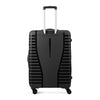 VIP QUEST PLUS 8 Wheel Hard Trolley Flushed TSA Lock M-65cm 3.7kg (BLACK)