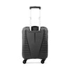 VIP QUEST PLUS 8 Wheel Hard Trolley Flushed TSA Lock (Cabin Size) Small-55cm 2.8kg (BLACK)