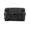 VIP QUEST PLUS 8 Wheel Hard Trolley Flushed TSA Lock M-65cm 3.7kg (BLACK)