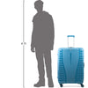 VIP QUEST PLUS 8 Wheel Hard Trolley Flushed TSA Lock L-77cm 4.2kg (TEAL)