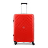 VIP Unisex Quad Hard Shell Spinner Wheels Luggage, Red, Large 30x51x76 cm…