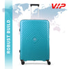 VIP Unisex Quad Hard Shell Spinner Wheels Luggage, ICE BLUE, 30x51x76-L