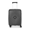 VIP Unisex Quad Hard Shell Spinner Wheels Luggage, BLACK,21x38x 55-S