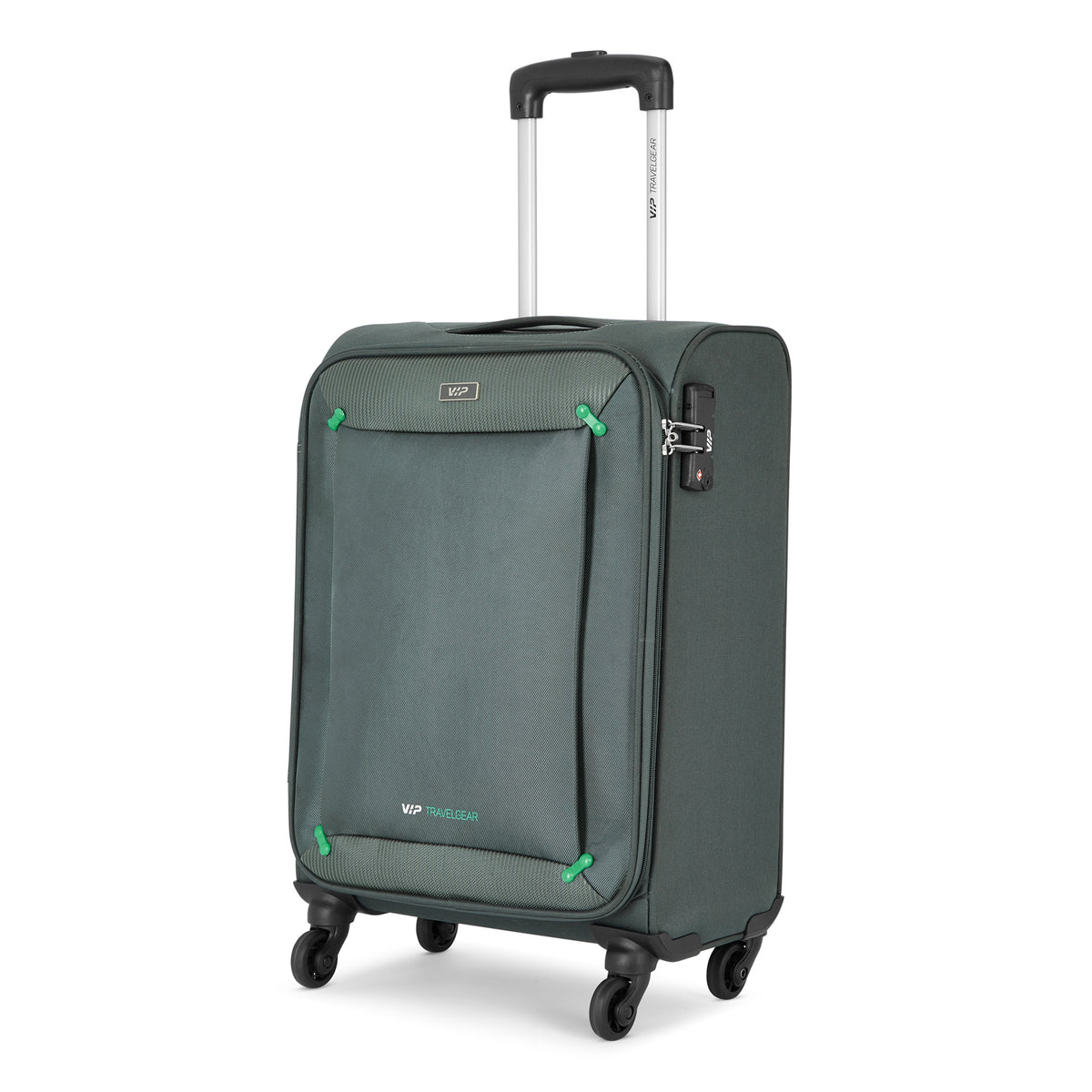 VIP Staple Plus 4W Soft Trolley 57cm Small Grey – GrandStores Saudi Arabia