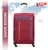VIP TORONTO PLUS 4Wheel, Soft Luggage , TSA, Expandable , Set of 3pcs  (RED)