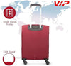 VIP TORONTO PLUS 4Wheel, Soft Luggage , TSA, Expandable , S-55 SMALL (RED)