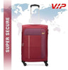 VIP TORONTO PLUS 4Wheel, Soft Luggage , TSA, Expandable , M-69-MEDIUM (RED)