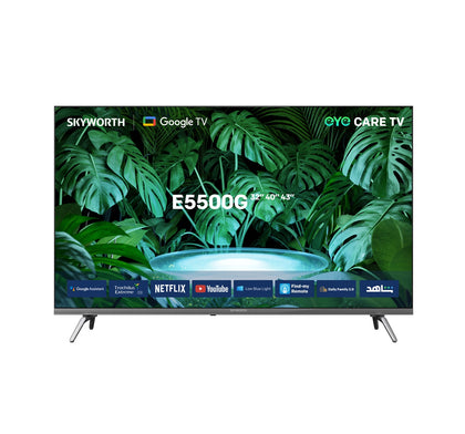 سكاي وورث 43 بوصة 43E5500G تلفاز ال اي دي 2 كيه نظام  (Google TV)