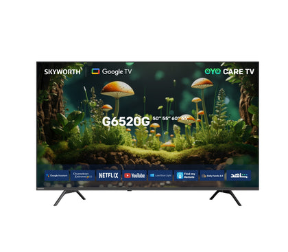 سكاي وورث 55 بوصة 55G6520G تلفاز ال اي دي 4 كيه يو اتش دي نظام - 60 هرتز (Google TV)