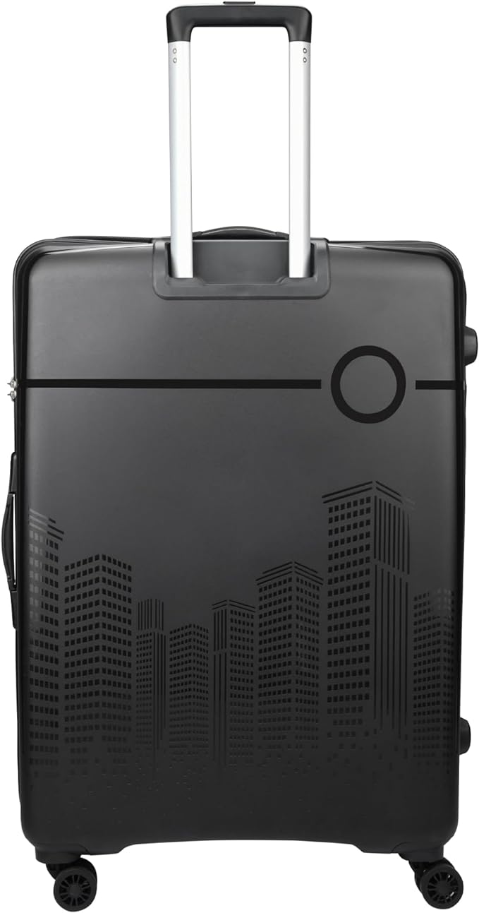 VIP CityScape Black 8-Wheel Hard Luggage – Medium 67cm