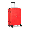 VIP Unisex Quad Hard Shell Spinner Wheels Luggage, Red, Large 30x51x76 cm…