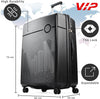 VIP CityScape Plus 8 Wheel Hard Luggage TSA Lock Large-79cm 4.2kg (Black)