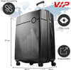 VIP CityScape Plus 8 Wheel Hard Luggage TSA Lock Medium-67cm 3.4kg (Black)