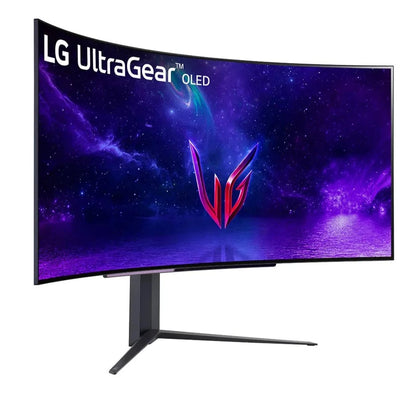 ال جي (45GR95QE-B) شاشة الألعاب UltraGear™ المنحنية 45 بوصة  OLED - WQHD بمعدل تحديث 240 هرتز وزمن الاستجابة 03 مللي ثانية