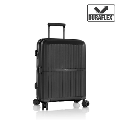 HEYS AIRLITE 8Wheel,Hard Trolley,TSA, Expandable, Small -54.5cm (BLACK)