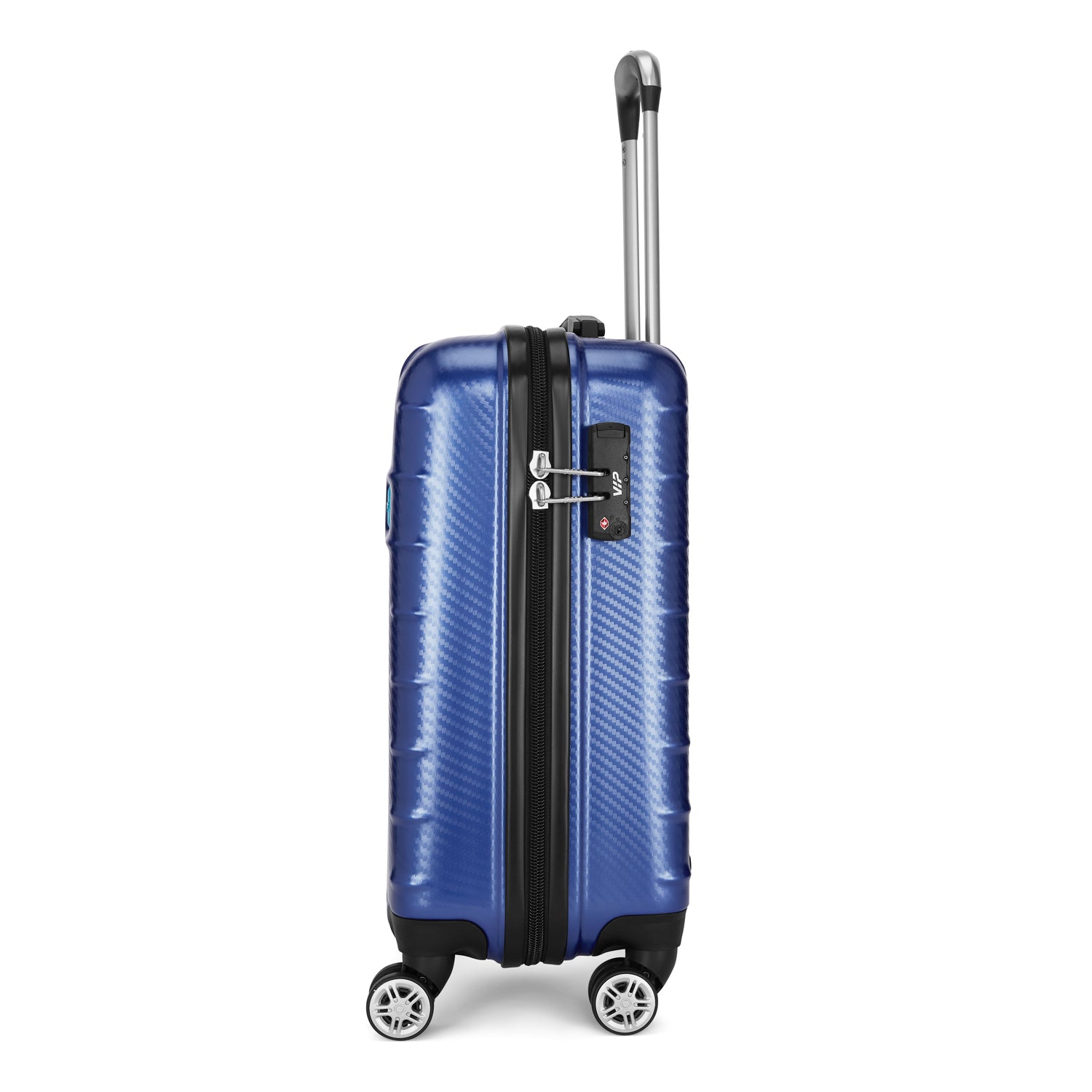 VIP LISBON 8 Wheel Hard Trolley Cabin Size Small 55cm 2.8kg Blue GrandStores Saudi Arabia