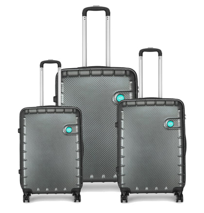 VIP LISBON 8W Hard Trolley-3PCS SET (GREY)