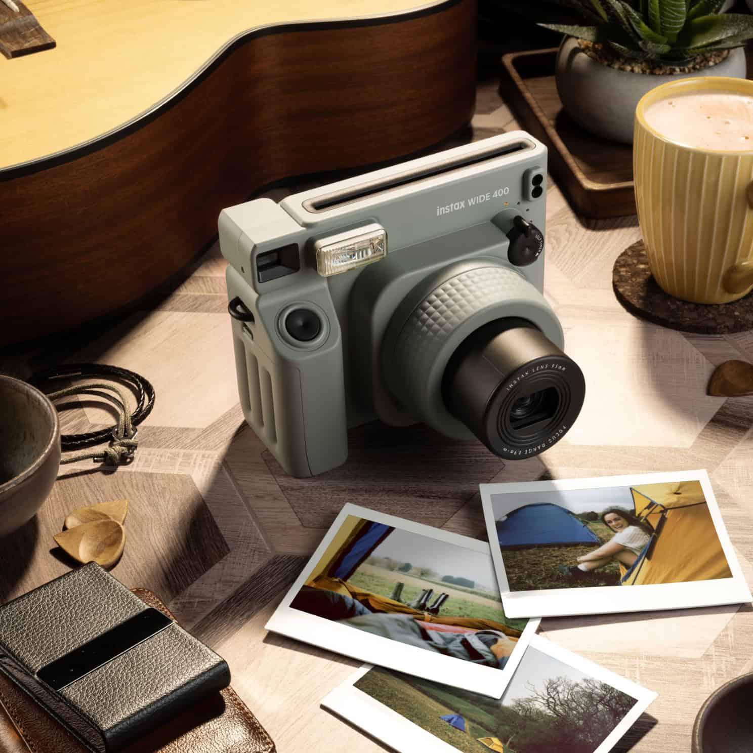FUJIFILM INSTAX WIDE 400 Instant Camera – Green – GrandStores