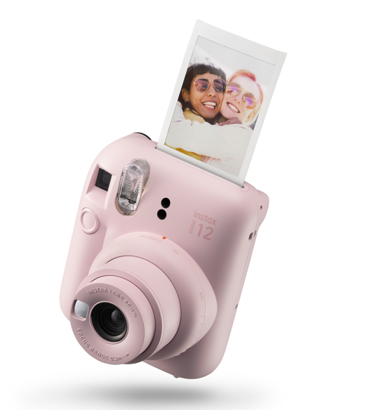 Instax Mini 12 Instant Film Camera Blossom Pink Pack 10 Film GrandStores Saudi Arabia