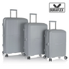 HEYS AIRLITE 8Wheel,Hard Trolley,TSA, Expandable, 3Pcs Set (Grey)