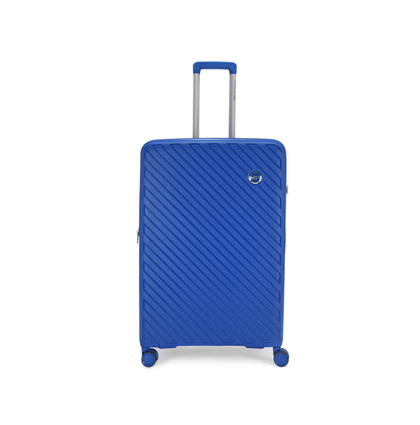 HAZE PLUS 8Wheel,Hard Trolley ,TSA, Expandable, M-67cm(BLUE)