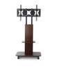EMDICO (YW01) - Wooden Flat TV Floor Rolling TV Stand for 32-65 inch TVs