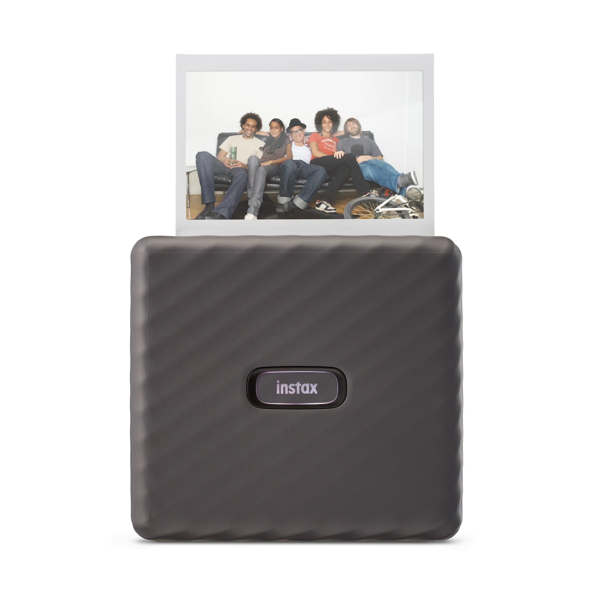 Instax Link Wide Smartphone Printer (Mocha Gray) + Film Pack