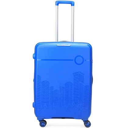 VIP CityScape Plus 8 Wheel Hard Luggage TSA Lock Large-79cm 4.2kg (Blue)