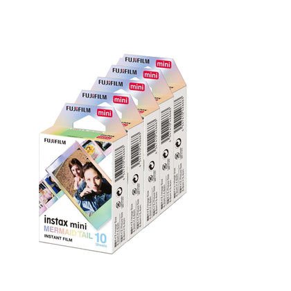 Fujifilm instax mini film mermaid tail (50 sheets)