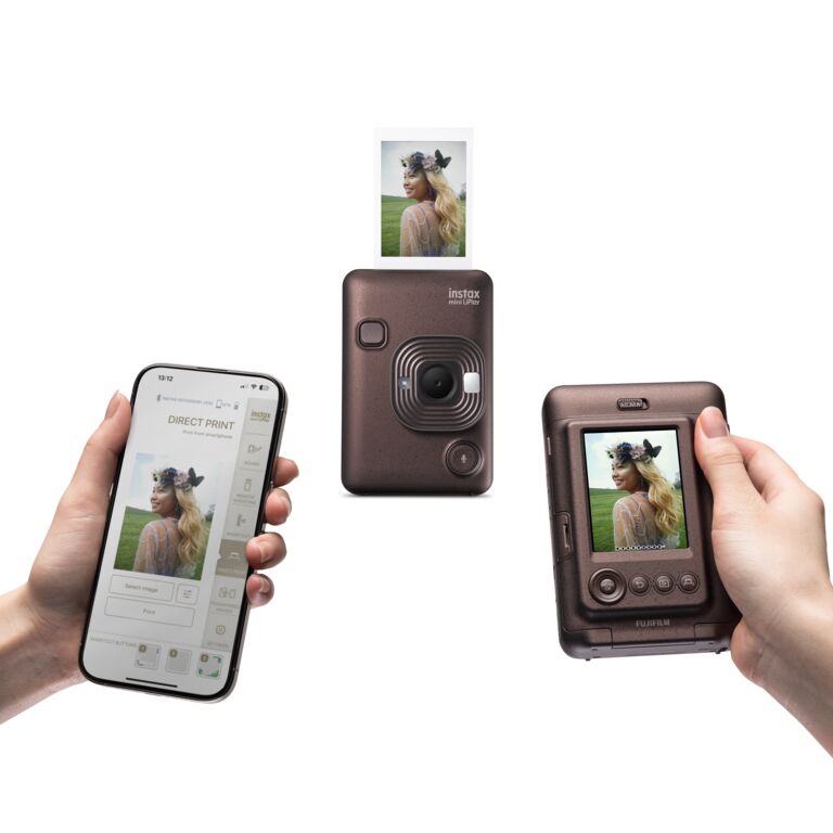 INSTAX Mini LIPLAY Hybrid Instant Camera - (Deep Bronze)