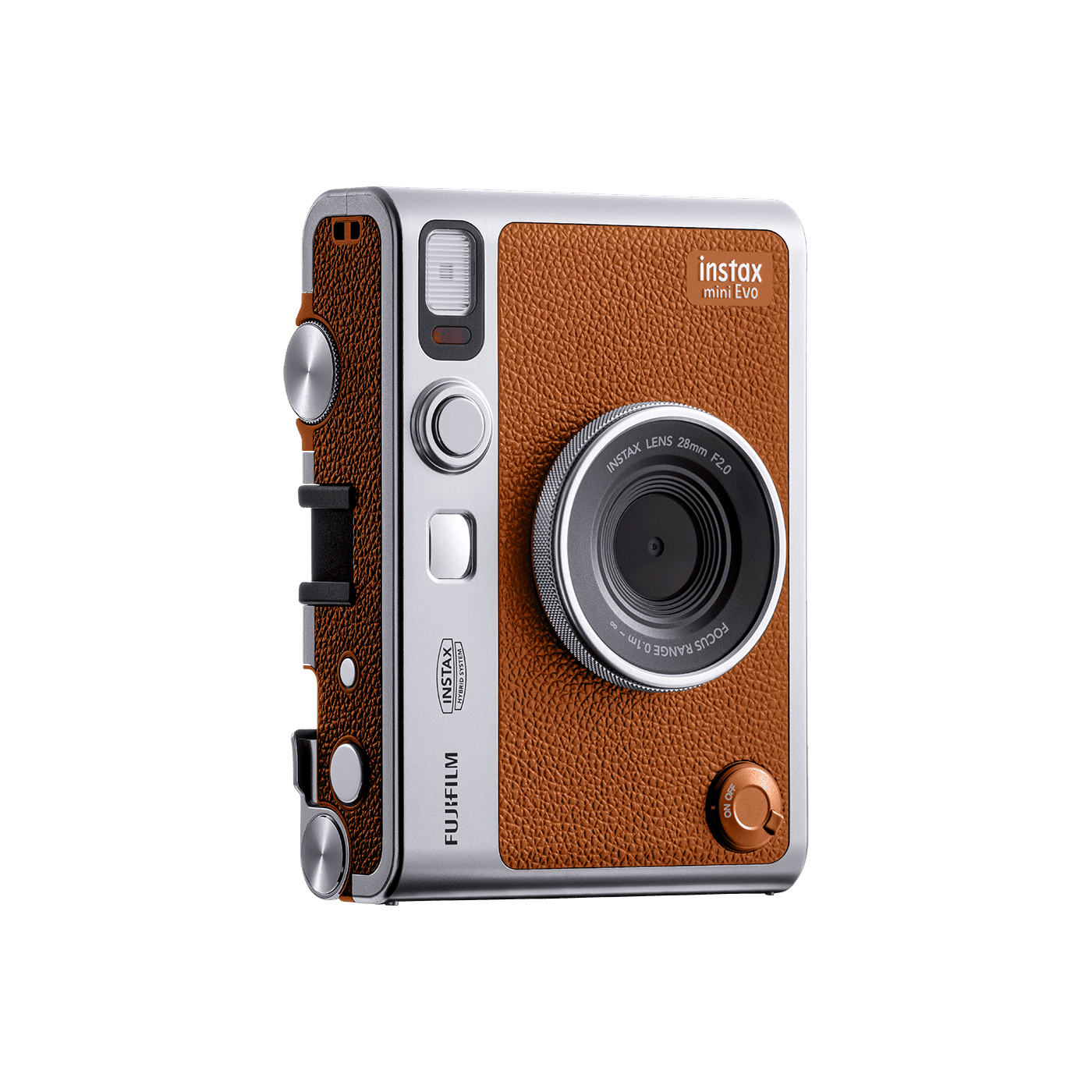 INSTAX MINI EVO (Brown) Instant Creativity – GrandStores