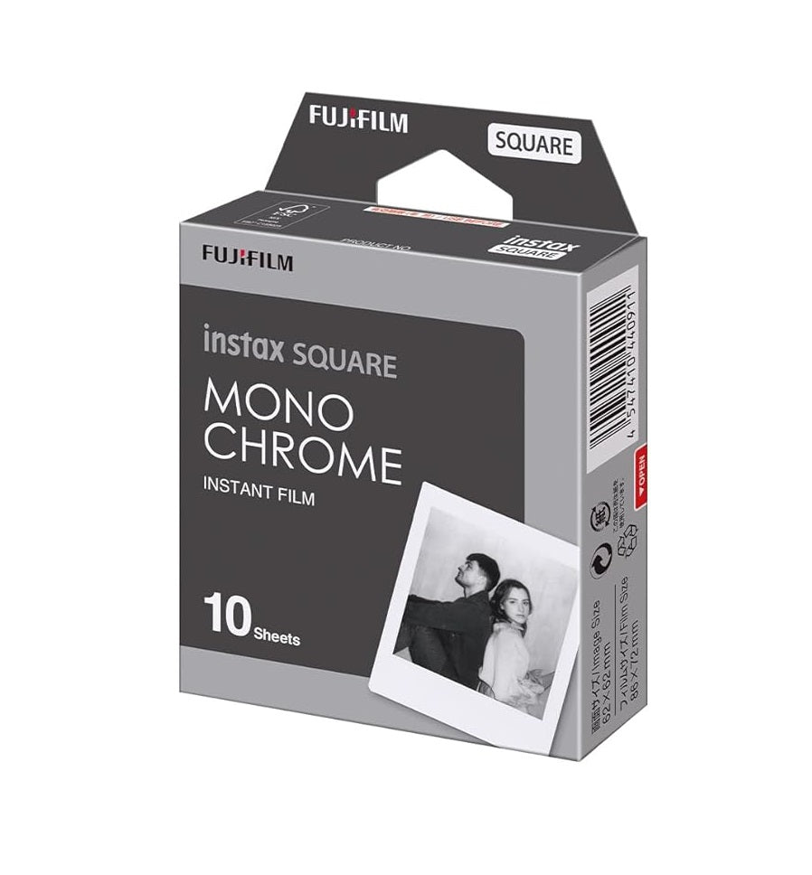 FUJIFILM Instax Square Monochrome Film – 50 Sheets – GrandStores - Main Image
