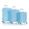 HEYS PASTEL 8Wheel,Hard Trolley, TSA, Expandable, 3Pcs Set (BLUE)