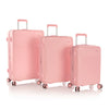 HEYS PASTEL 8Wheel,Hard Trolley, TSA, Expandable, 3Pcs Set (BLUSH)