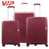 VIP Locus-Max 8 Wheel Hard Luggage TSA Lock Expandable (Cabin Size) (MAROON)-3PCS SET