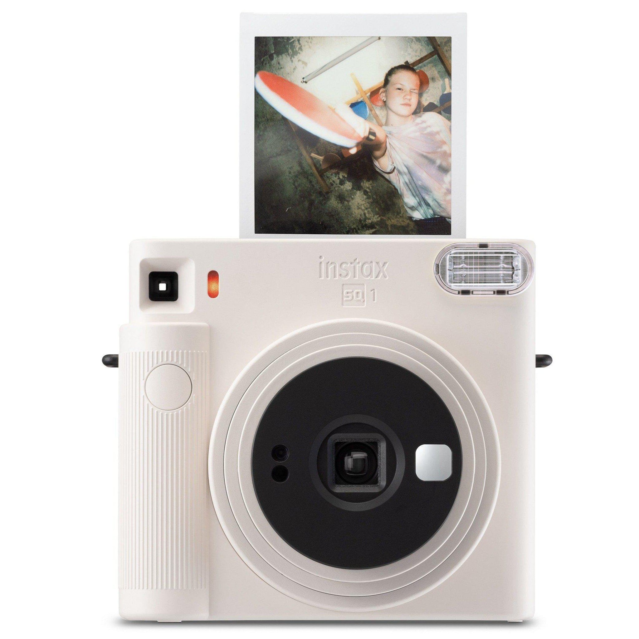 Fujifilm instax sq1 instant film camera (Chalk White) + Film (10 sheets)-GrandStores Saudi Arabia