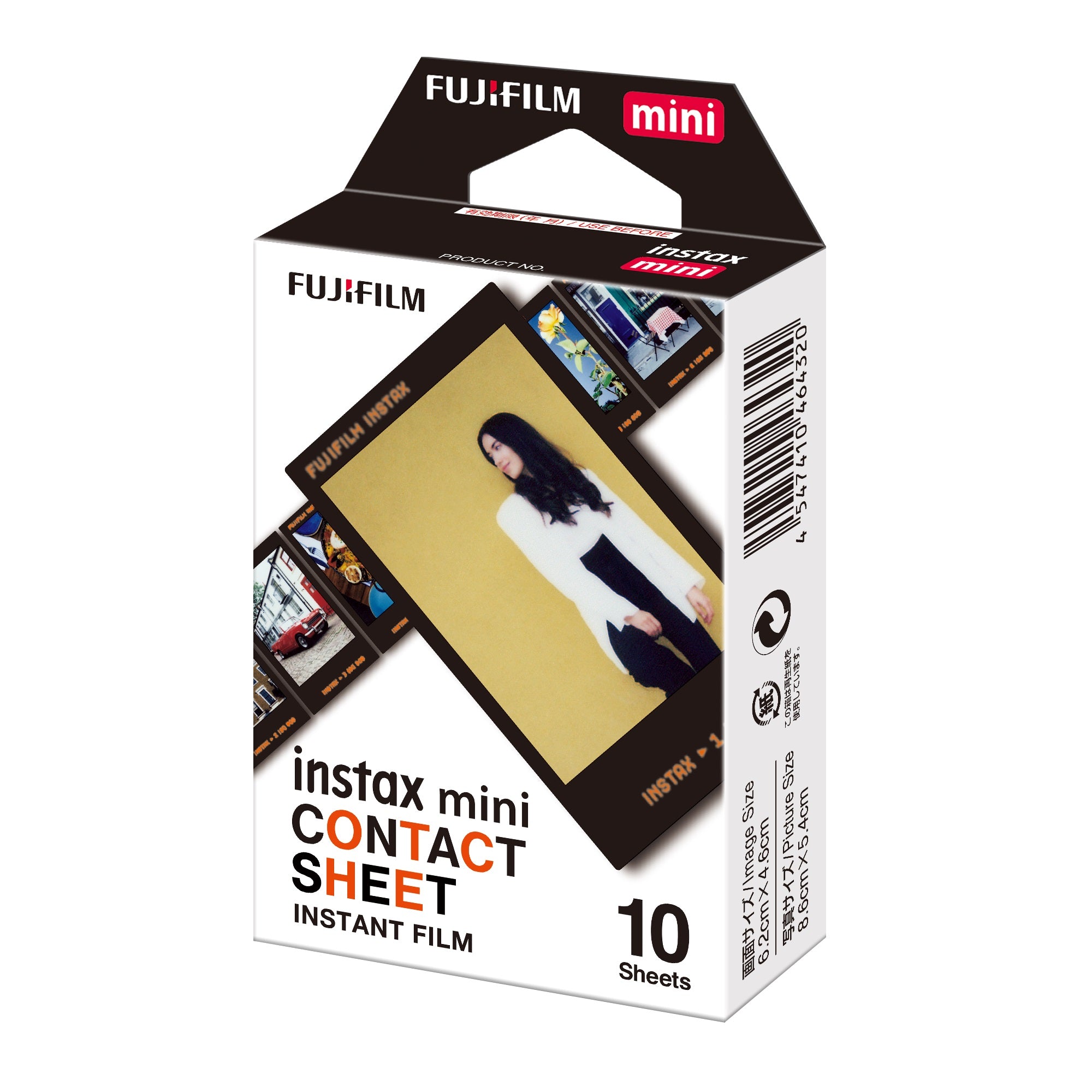 Fujifilm instax mini film contact sheet (10 sheets)