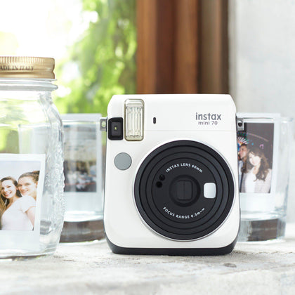 FUJIFILM INSTAX mini 70 Instant Film Camera (White)-GrandStores Saudi Arabia