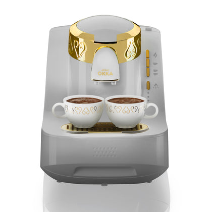 Arzum OKKA turkish coffee machine OK008-B White/Gold