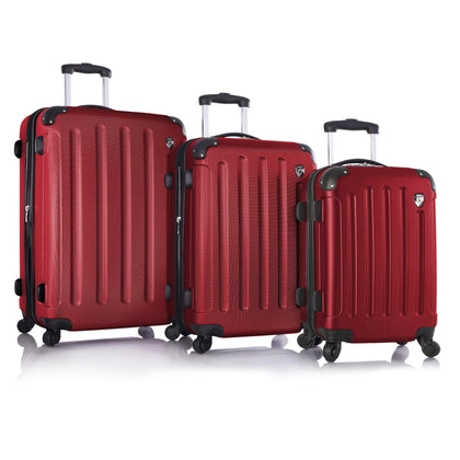 Heys, Revolver, Hard Trolly 3 pcs set (Red)-GrandStores Saudi Arabia