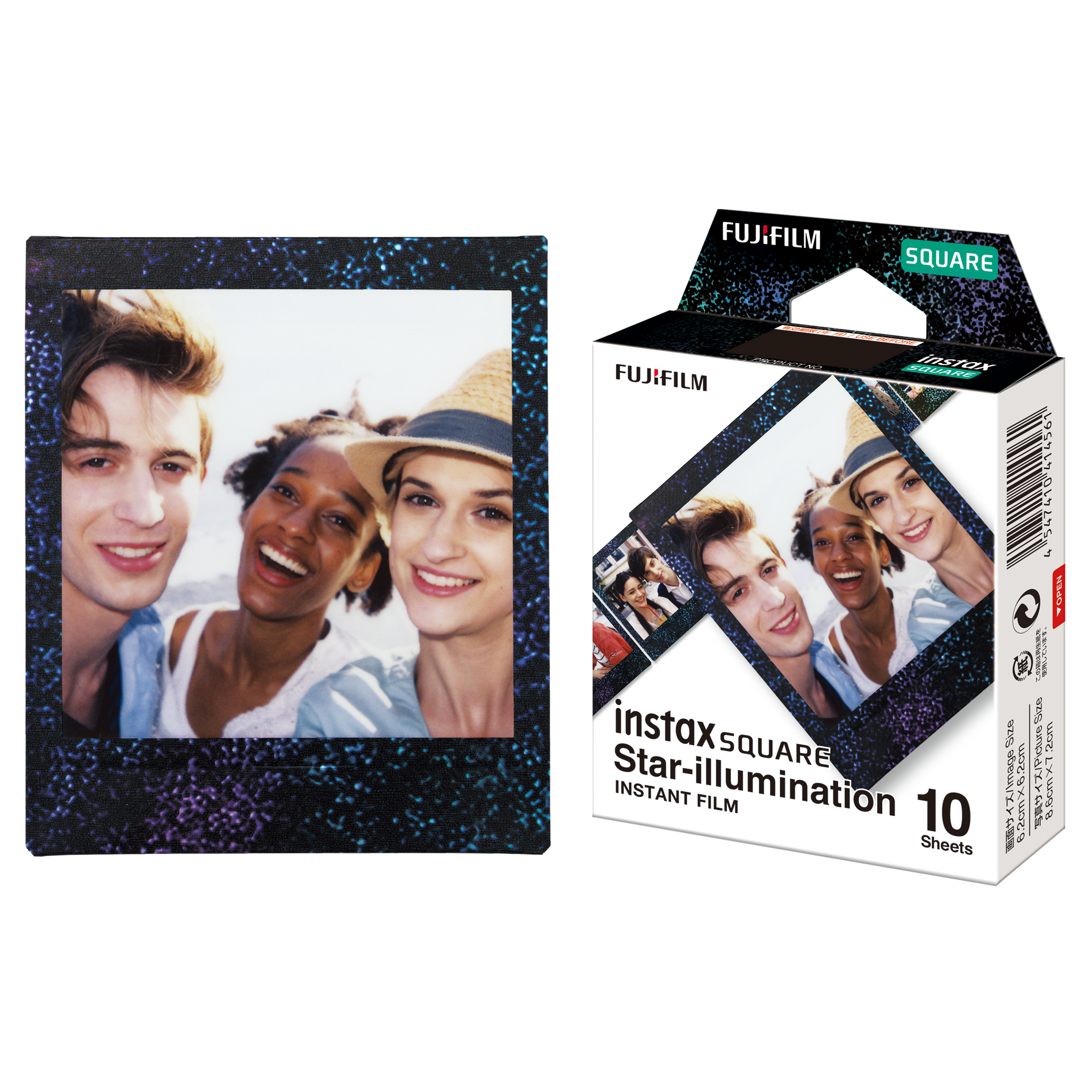 FUJIFILM instax square film star-illumiinattion (10 sheets)-GrandStores Saudi Arabia