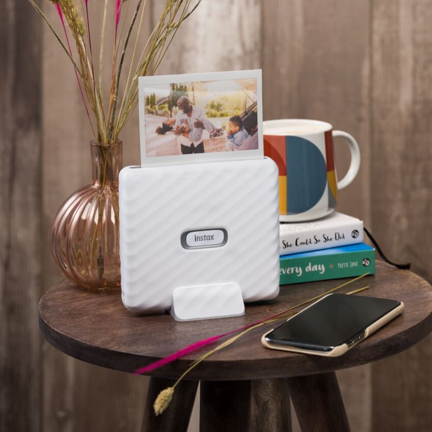 Fujifilm instax link wide printer (ash white) – GrandStores Saudi