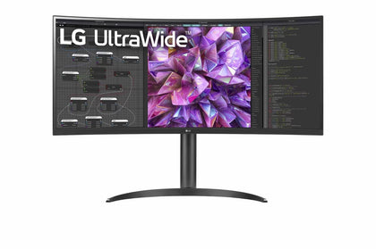 إل جي (34WQ75C-B) شاشة UltraWide™‎ منحنية بنسبة عرض إلى ارتفاع 21‏:9 ودقة QHD ‏(3440 × 1440) مقاس 34 بوصة
