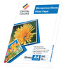 Crystal colors A4 (210x297mm) premium glossy inkjet 260gsm 50sheets photo paper