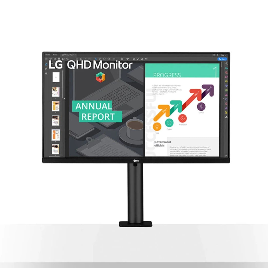 LG 27QN880-B 27'' QHD Ergo IPS Monitor with USB Type-C™